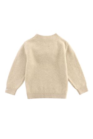 Felpa in lana merino beige DONSJE KIDS | 408350100098